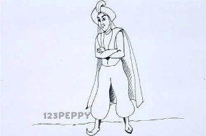 Как нарисовать Джина поэтапно