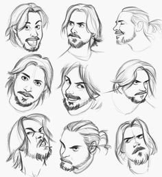 Мужские прически референс