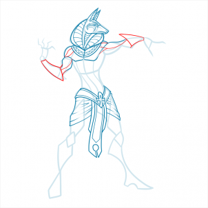 Анубис скетч