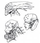 Рисовать киборга