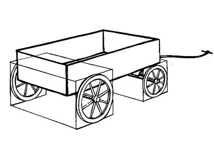 Телега контур