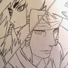 Раскраска Наруто Ашура и Индра