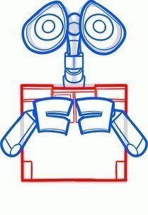 Пошаговое рисование Валли