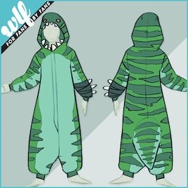 Crocodile Kigurumi comix