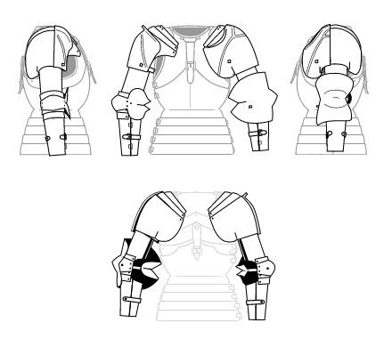 Арт чертеж доспехов