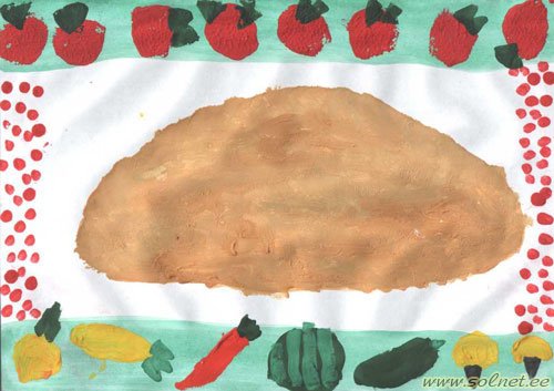 Рисунок на тему от зерна до каравая