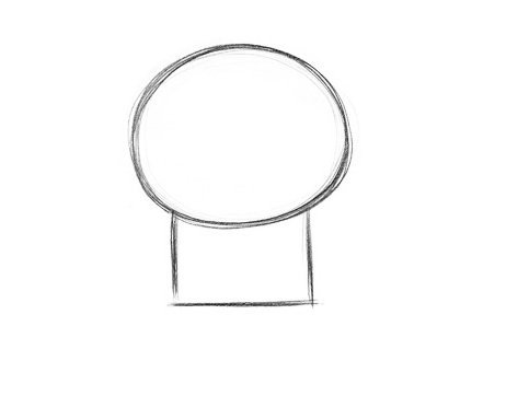 Рисунок домового карандашом