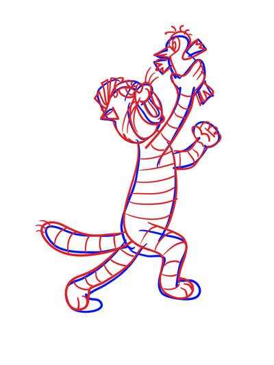 Поэтапное рисование Матроскина