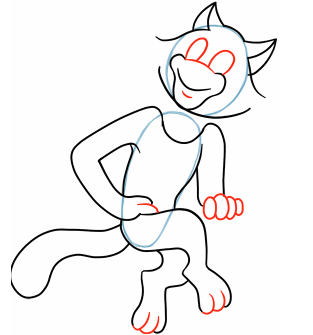 Матроскин рисунок поэтапно