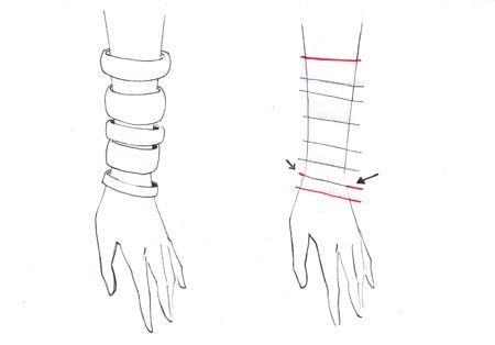 Браслеты на руке референс