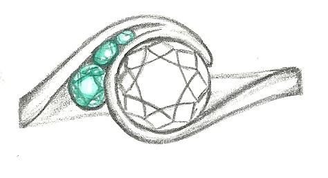 Нарисовать браслет