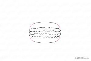 Как нарисовать печенье карандашом поэтапно для начинающих