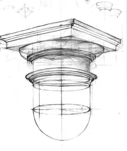 Капитель дорического ордера гипс
