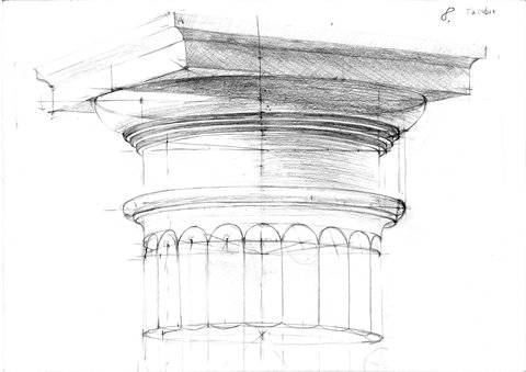 Ионический ордер Академический рисунок