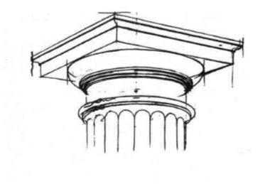 Построение половины капители