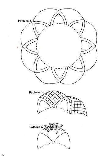 Рисунок кружева пошагово