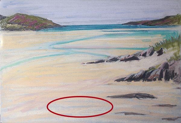 Рисунки пастелью для начинающих поэтапно город