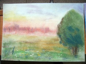 Масляная пастель техника рисования для новичков