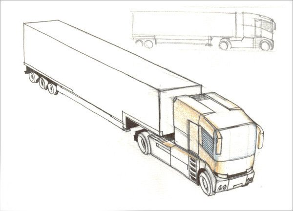 Нарисовать фуру