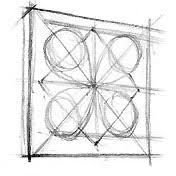 Розетка в перспективе