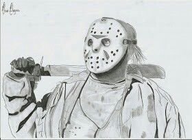 Рисунок Джейсона Вурхиса