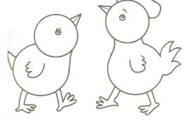 Рисование цыпленка в младшей группе нетрадиционным способом