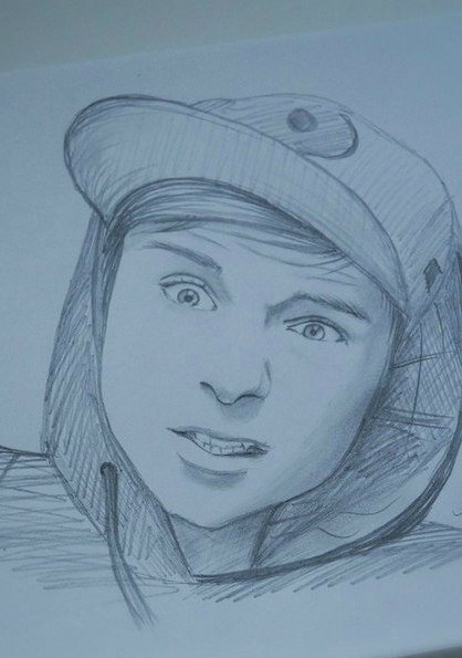 Рисунок ивангай на графическом планшете