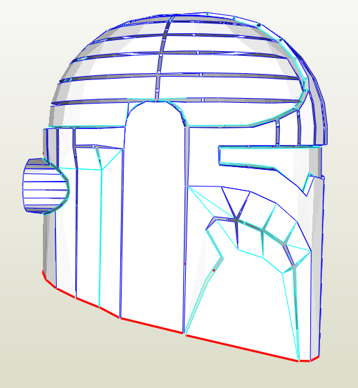 Мандалорец Pepakura