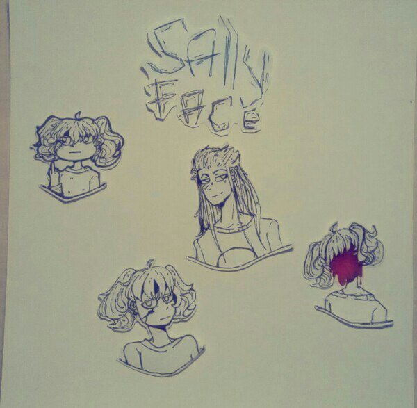 Салли фейс поэтапно