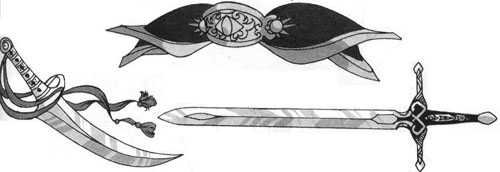 Рисунки средневекового оружия в карандаше