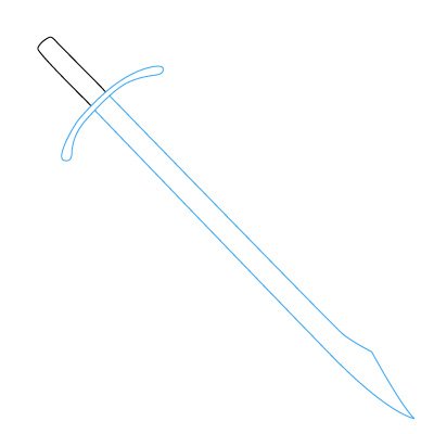 Мечи карандашом для срисовки