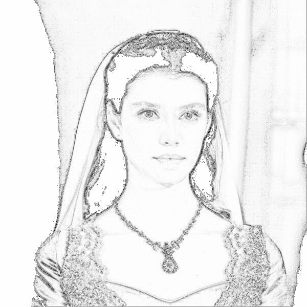 Кесем Султан карандашом