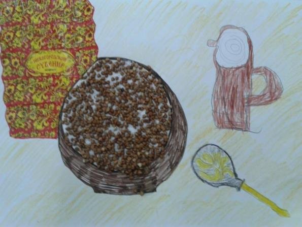 Каша раскраска