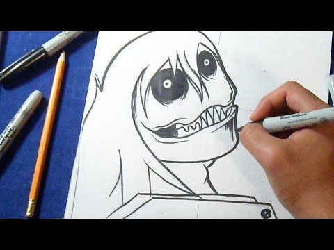 Рисунки маркером Джефф