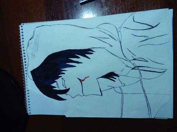 Крипипаста для срисовки Джефф