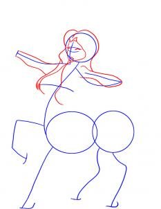 Схемы рисования карандашом Стрелец