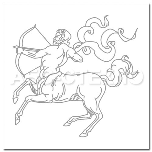 Стрелец раскраска