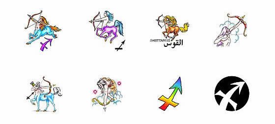 Тату рисунки легкие Стрелец