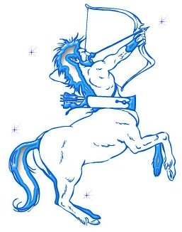 Стрелец знак зодиака для срисовки