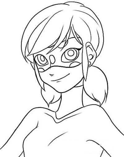 Эдриан леди баг раскраска