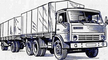 КАМАЗ 53212 рисунок