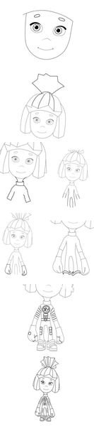 Фиксики Симка рисунок поэтапно