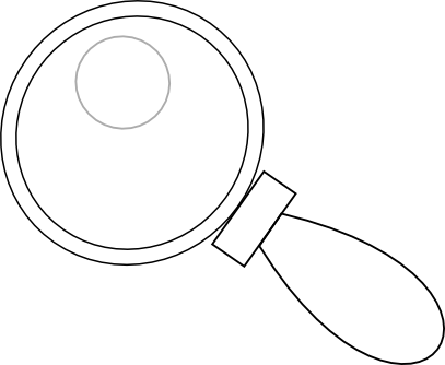 Лупа раскраска