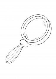 Лупа раскраска
