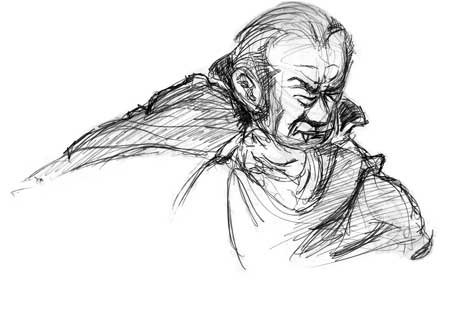 Граф Дракула скетч