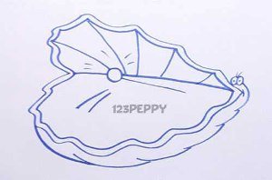 Жемчужина рисунок пошагово