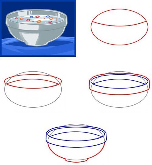 Сковорода карандашом