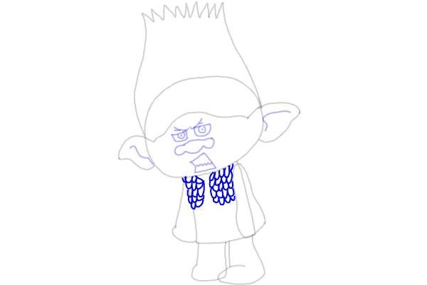 Рисунок Цветана из троллей