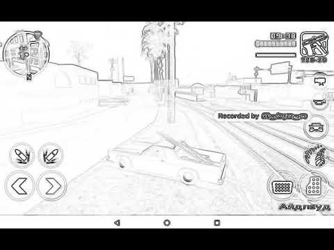 Дорога из ГТА 5 нарисованная