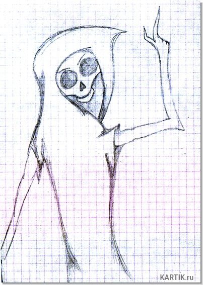 Страшные рисунки карандашом для срисовки легкие